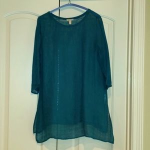 Eileen Fischer Organic Linen Tunic